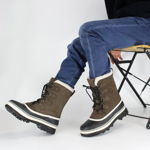 sorel caribou mens winter boots